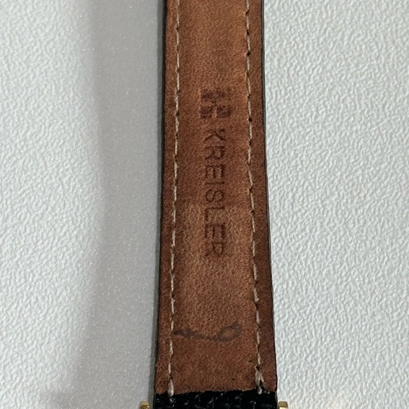 Mickey Mouse Vintage Watch Swiss Made 1970 Kreisler Geniune Lizard Band